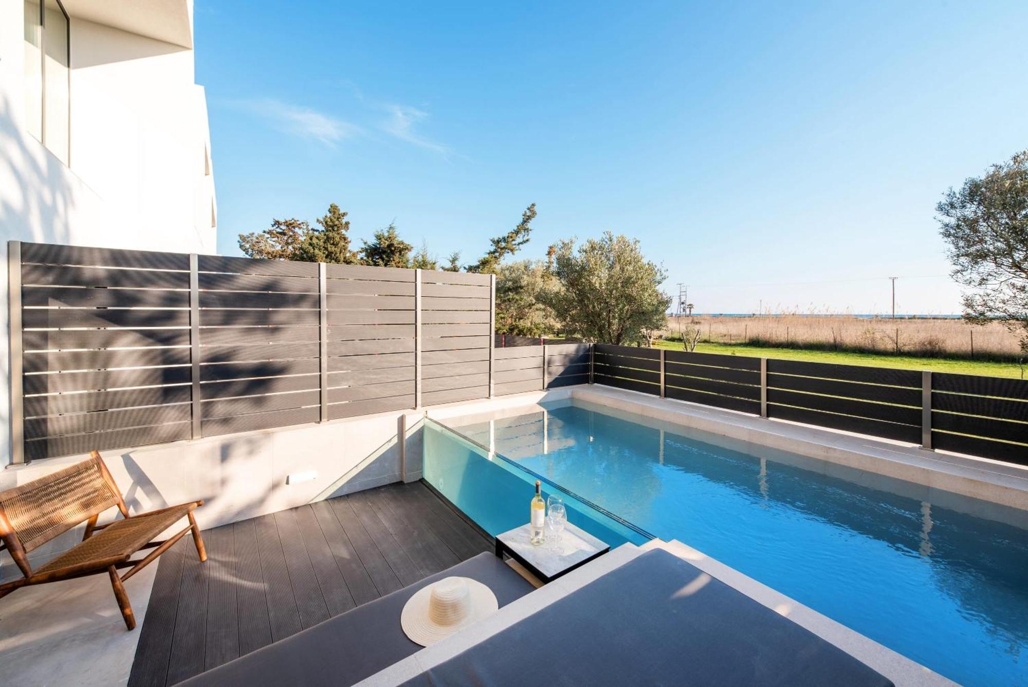 Serene Villas Halkidiki - Cfront Private Pool Nea Iraklia Esterno foto